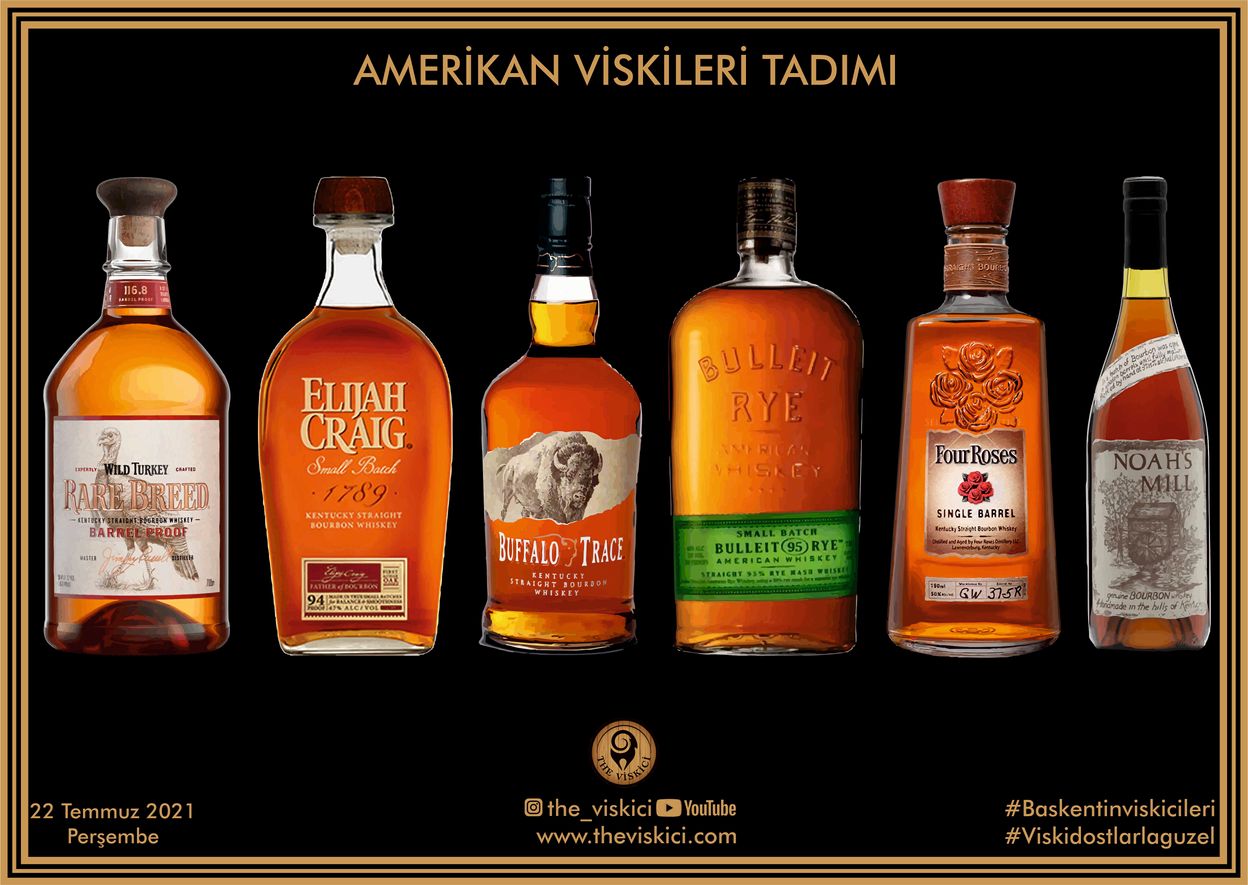 Amerikan Viskileri Tadımı (Online Tadım)