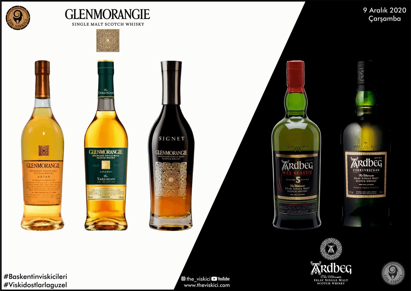 Glenmorangie & Ardbeg Tadımı (Online Tadım)