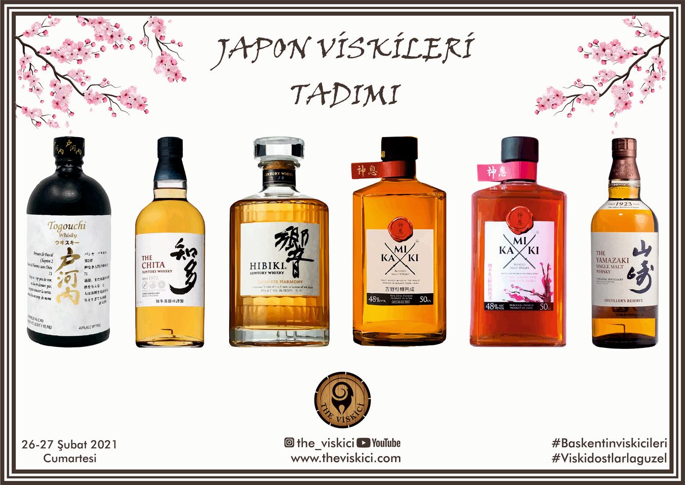 Japon Viskileri Tadımı (Online Tadım)